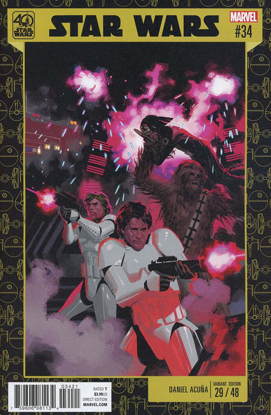 STAR WARS #34 ACUNA STAR WARS 40TH ANNIV VAR