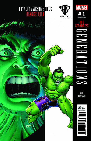 GENERATIONS BANNER HULK & TOTALLY AWESOME HULK #1 FRIED PIE EXCLUSIVE