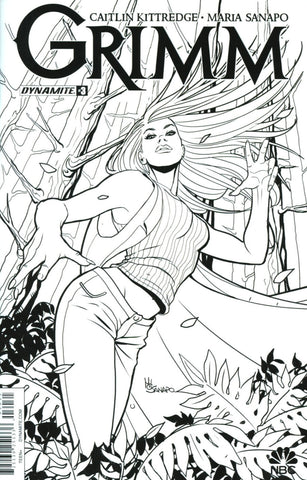 GRIMM VOL 2 #3 COVER VARIANT C SANAPO B&W SKETCH