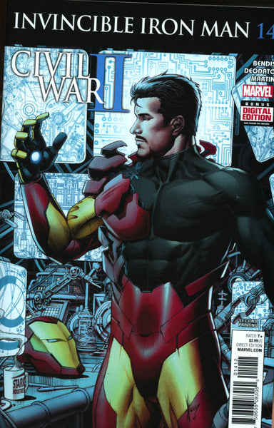 INVINCIBLE IRON MAN #14 2ND PTG KEOWN VAR