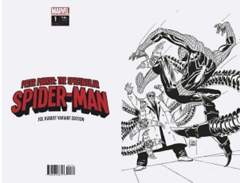 PETER PARKER SPECTACULAR SPIDER-MAN #1 JOE & ADAM KUBERT B&W