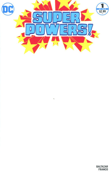 SUPER POWERS VOL 4 #1 COVER VARIANT C BLANK