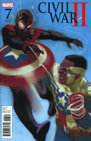 CIVIL WAR II #7 (OF 8) NOTO MILES VS SAM VAR