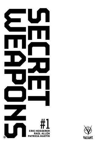 SECRET WEAPONS #1 CVR C BLANK