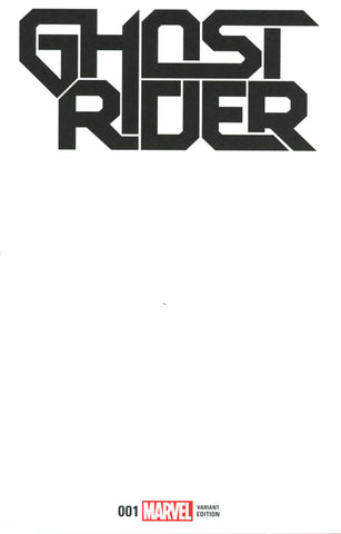 GHOST RIDER VOL 7 #1 COVER VARIANT D BLANK FOR SKETCH