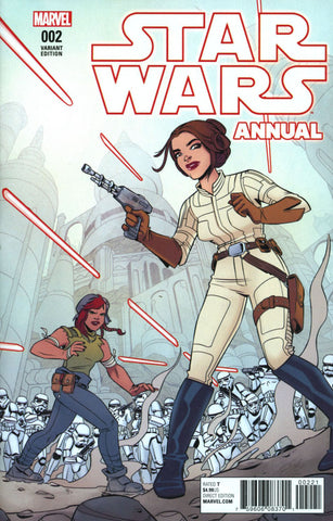 STAR WARS VOL 4 ANNUAL #2 COVER B VARIANT ELSA CHARRETIER