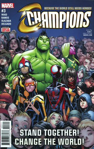 CHAMPIONS VOL 2  #3 COVER A 1st PRINT