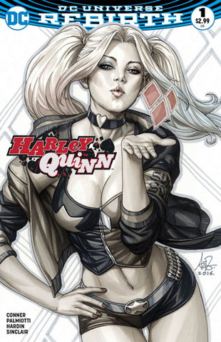 HARLEY QUINN VOL 3 #1 LEGACY STANLEY ARTGERM LAU SKETCH VARIANT