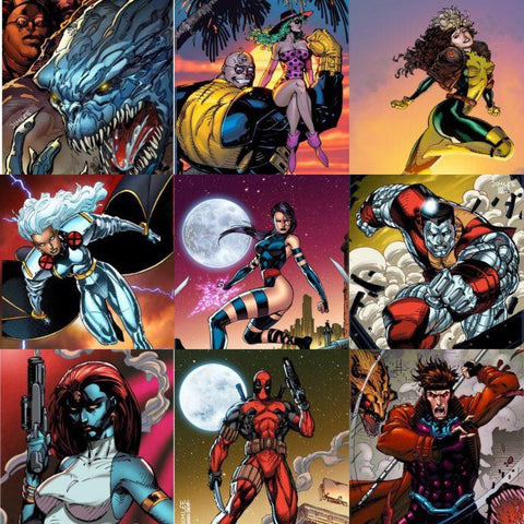 MARVEL JIM LEE TRADING CARD VARIANT COVERS 29 PACK