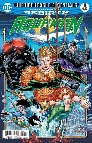 DC JUSTICE LEAGUE ESSENTIALS AQUAMAN #1 REBIRTH