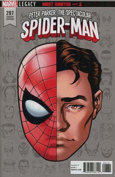 PETER PARKER SPECTACULAR SPIDER-MAN #297 LEGACY HEADSHOT VAR