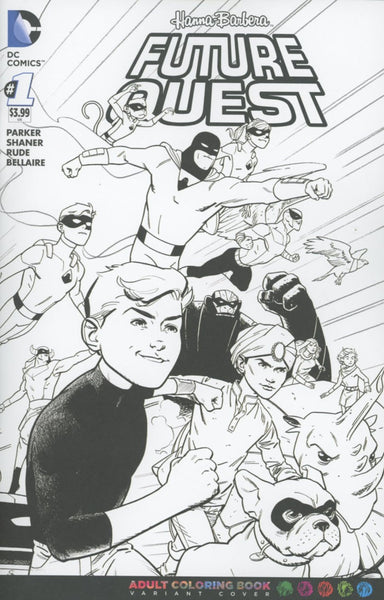 FUTURE QUEST #1 1st COLORING BOOK VARIANT