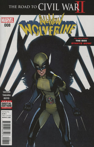 ALL NEW WOLVERINE #8 1st PRINT COVER