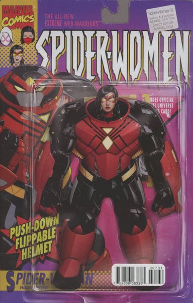 SPIDER-WOMAN #7 CHRISTOPHEIR ACTION FIGURE VAR SWO