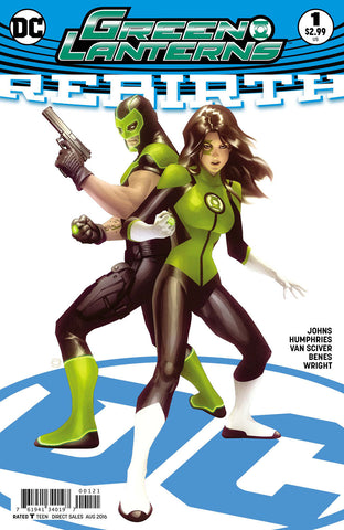 GREEN LANTERNS REBIRTH #1 COVER B VARIANT