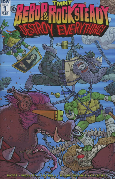 TMNT BEBOP & ROCKSTEADY DESTROY EVERYTHING #1 1ST PRINT