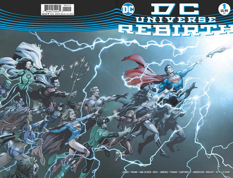 DC UNIVERSE REBIRTH #1 2ND PTG