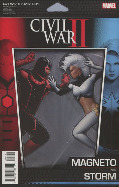 CIVIL WAR II X-MEN #1 J TYLER CHRISTOPHER ACTION FIGURE VARIANT