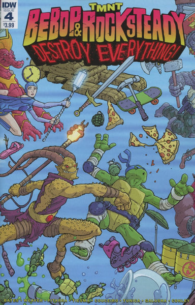 TMNT BEBOP & ROCKSTEADY DESTROY EVERYTHING #4 1ST PRINT