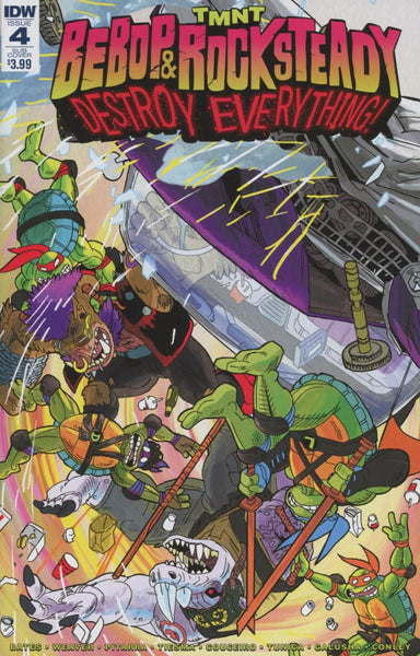 TMNT BEBOP & ROCKSTEADY DESTROY EVERYTHING #4 SUB VARIANT