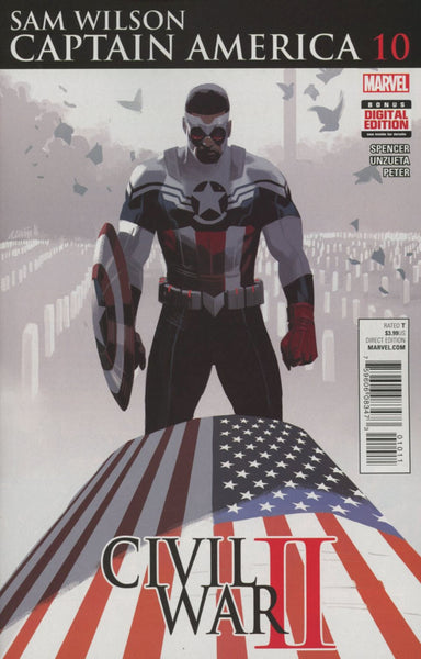 CAPTAIN AMERICA SAM WILSON #10 1ST PRINT