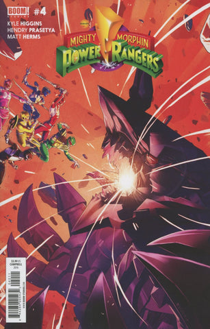 MIGHTY MORPHIN POWER RANGERS #4 1ST PRINT MAIN COVER A
