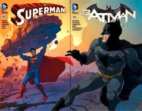 BATMAN #50 / SUPERMAN #50 MADNESS CONNECTING VARIANT SET