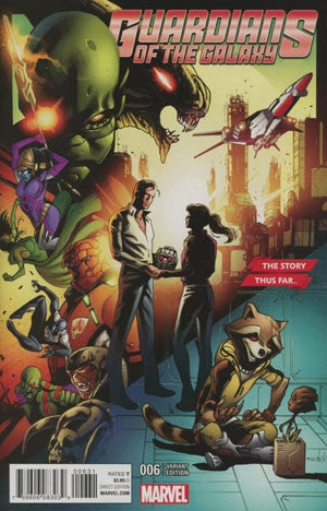 GUARDIANS OF GALAXY #6 SCHITI STORY THUS FAR VAR