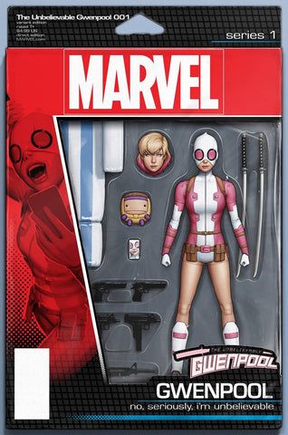 GWENPOOL #1 JOHN TYLER CHRISTOPHER ACTION FIGURE VARIANT