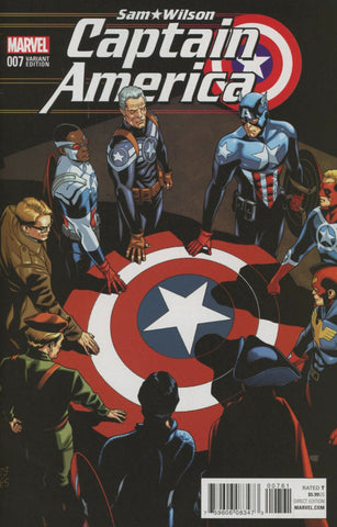 CAPTAIN AMERICA SAM WILSON #7 CAP OF ALL ERAS VAR