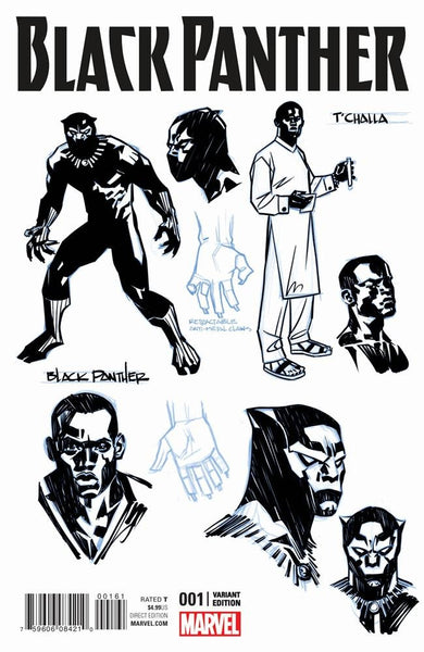 BLACK PANTHER #1 STELFREEZE DESIGN VAR