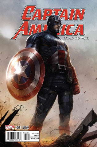 CAPTAIN AMERICA ROAD TO WAR #1 FRANCESCO MATTINA VARIANT