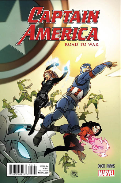 CAPTAIN AMERICA ROAD TO WAR #1 PASQUAL FERRY VARIANT