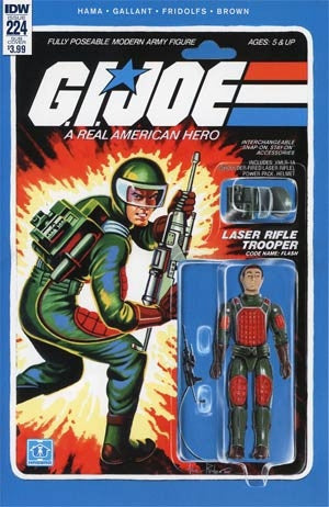 GI JOE A REAL AMERICAN HERO #224 SUBSCRIPTION VAR