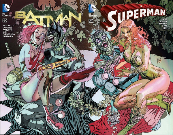 BATMAN #50 / SUPERMAN #50 COMICXPOSURE CONNECTING VARIANT SET