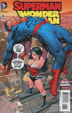 SUPERMAN WONDER WOMAN #26 NEAL ADAMS VAR ED