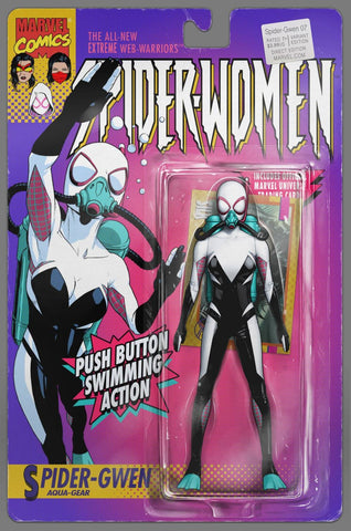 SPIDER-GWEN #7 JOHN TYLER CHRISTOPHER ACTION FIGURE VARIANT