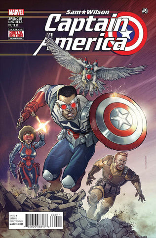 CAPTAIN AMERICA SAM WILSON #9 1st PRINT