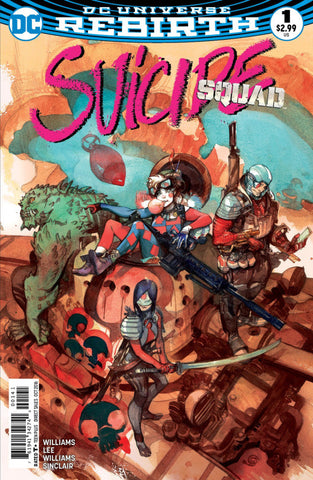 SUICIDE SQUAD VOL 4 #1 FRIED PIE GREG TOCCHINI COLOR VARIANT