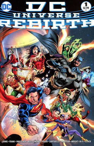 DC UNIVERSE REBIRTH #1 MIDNIGHT RELEASE VAR ED