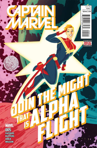 CAPTAIN MARVEL VOL 8 #5 1st PRINT COVER