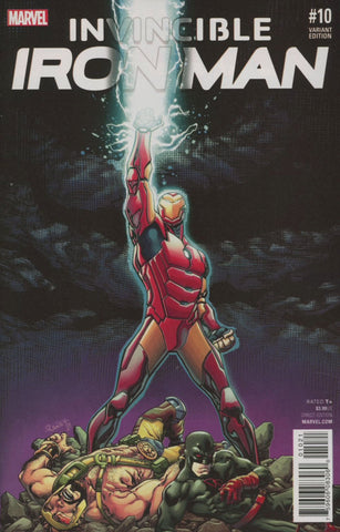 INVINCIBLE IRON MAN VOL 2 #10 CIVIL WAR REENACTMENT VARIANT