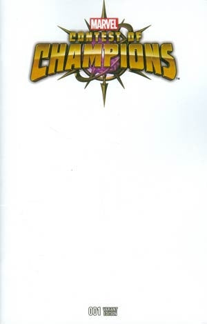 Contest Of Champions Vol 3 #1 Cover F Variant Blank Cover