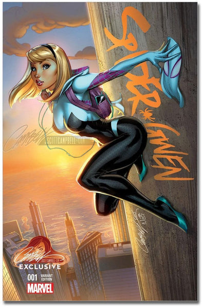 SPIDER-GWEN #1 J SCOTT CAMPBELL EXCLUSIVE VARIANT