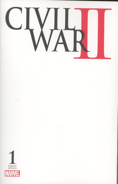 CIVIL WAR II #1 (OF 7) BLANK FOR SKETCH VARIANT