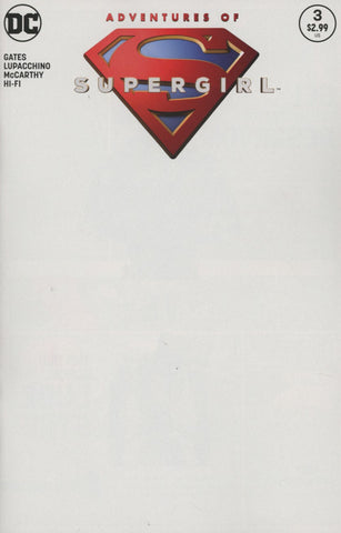 ADVENTURES OF SUPERGIRL #3 COVER B BLANK FOR SKETCH VARIANT