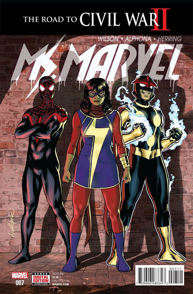 MS MARVEL #7 1st PRINT DAVID LOPEZ COVER