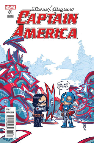 CAPTAIN AMERICA STEVE ROGERS #1 SKOTTIE YOUNG BABY VARIANT