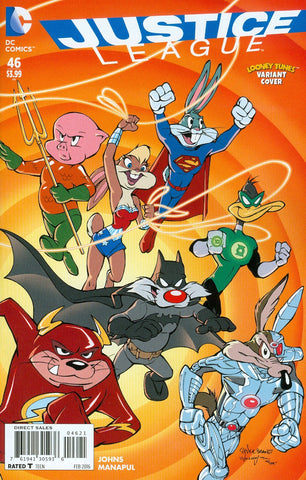 JUSTICE LEAGUE #46 LOONEY TUNES VAR ED