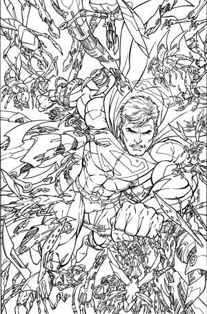 SUPERMAN #48 ADULT COLORING BOOK VAR ED